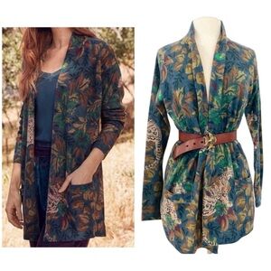 Johnny Was 100% wool and cashmere cardigan NEW